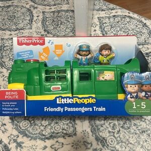 Fisher-Price little people, friendly passenger train